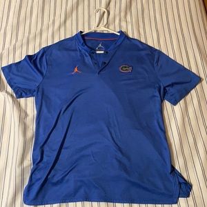 Florida Gators Jordan Polo Blue Size Large